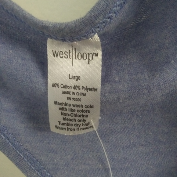 New! West Loop Racerback Tank Top - Picture 3 of 4